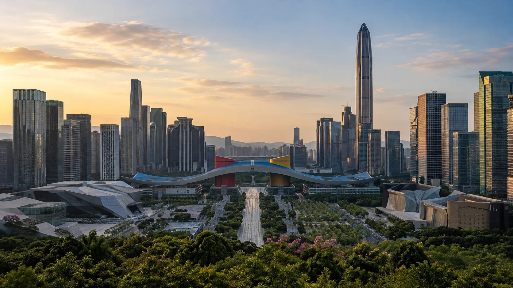 深圳行程配圖（示意圖）